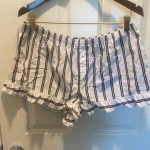 Victoria's Secret Pink Striped PJ Shorts EUC